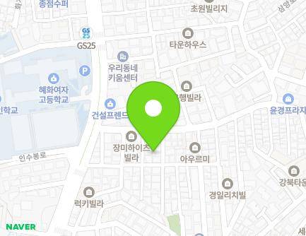 서울특별시 강북구 인수봉로32길 18-6 (수유동) 지도