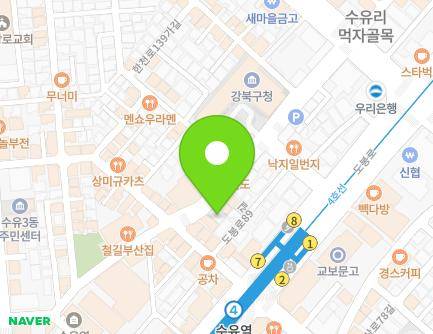 서울특별시 강북구 한천로139길 39 (수유동) 지도