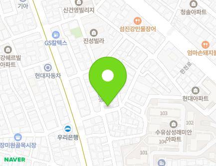 서울특별시 강북구 삼양로124길 11 (수유동) 지도