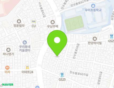 서울특별시 강북구 인수봉로52가길 35-8 (수유동) 지도