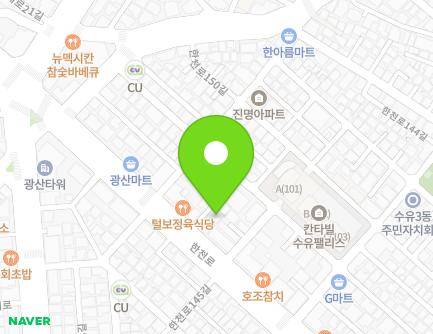 서울특별시 강북구 한천로 1068-4 (수유동) 지도