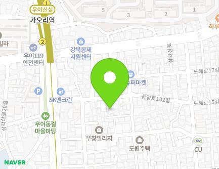 서울특별시 강북구 삼양로102길 20-3 (수유동) 지도