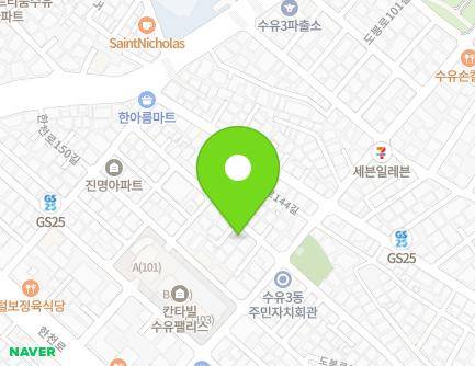 서울특별시 강북구 도봉로95길 57 (수유동) 지도