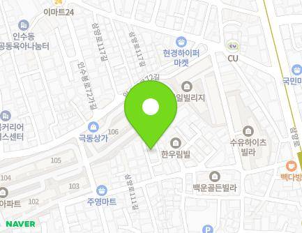 서울특별시 강북구 삼양로111길 40-30 (수유동) 지도