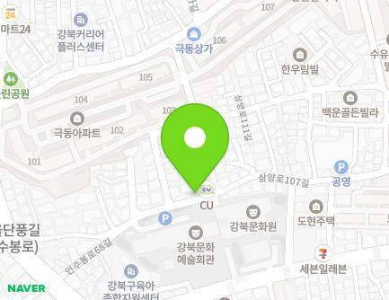 서울특별시 강북구 인수봉로68길 35 (수유동) 지도