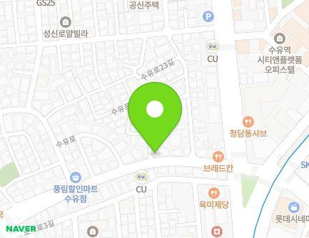 서울특별시 강북구 수유로 73-1 (수유동) 지도