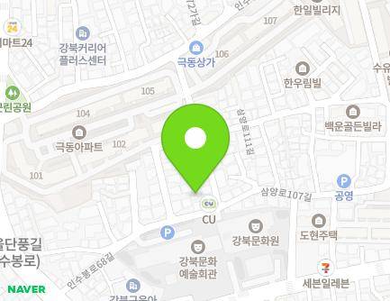 서울특별시 강북구 인수봉로68길 37-1 (수유동) 지도