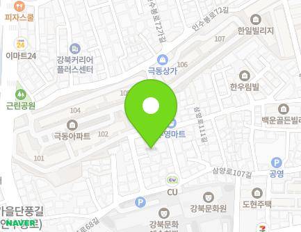 서울특별시 강북구 인수봉로68길 25-24 (수유동) 지도