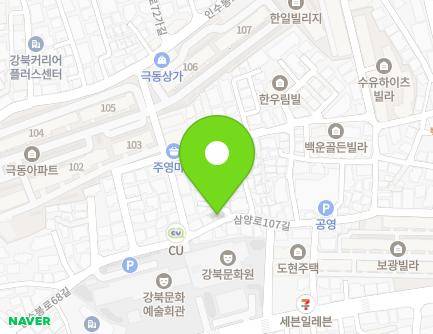 서울특별시 강북구 인수봉로68길 47 (수유동) 지도