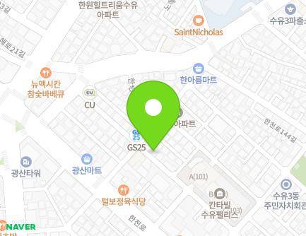 서울특별시 강북구 한천로148길 12-5 (수유동) 지도