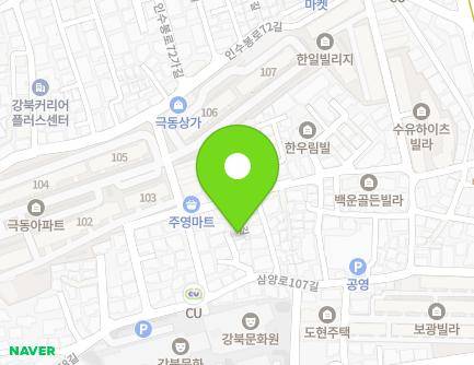 서울특별시 강북구 삼양로111길 45-6 (수유동) 지도