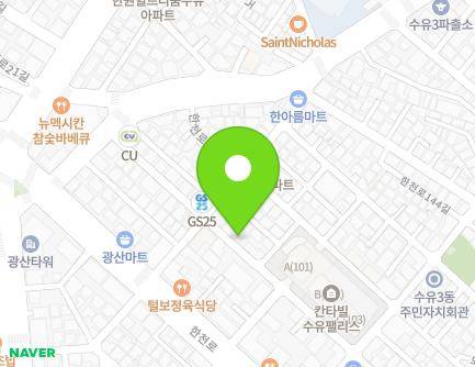 서울특별시 강북구 한천로148길 12-7 (수유동) 지도