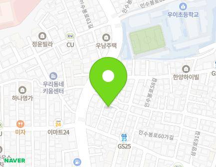 서울특별시 강북구 인수봉로58길 4-5 (수유동) 지도