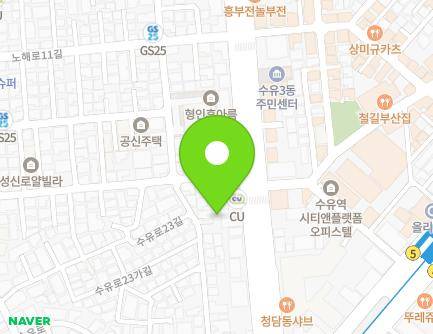 서울특별시 강북구 수유로23길 24-3 (수유동) 지도