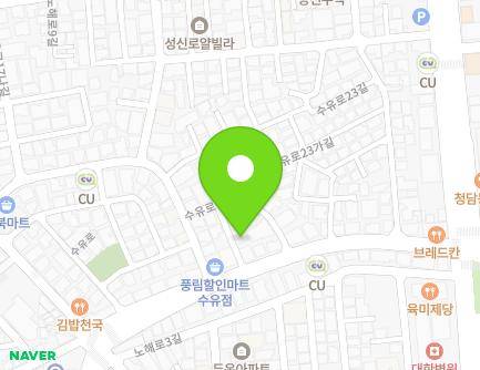 서울특별시 강북구 수유로 65-4 (수유동) 지도