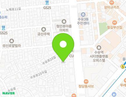 서울특별시 강북구 수유로23길 22-1 (수유동) 지도