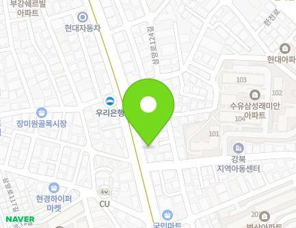 서울특별시 강북구 삼양로 458 (수유동) 지도