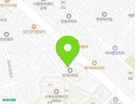 서울특별시 강북구 한천로 1131-6 (수유동) 지도