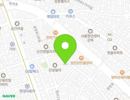 서울특별시 강북구 한천로161길 59-1 (수유동) 지도