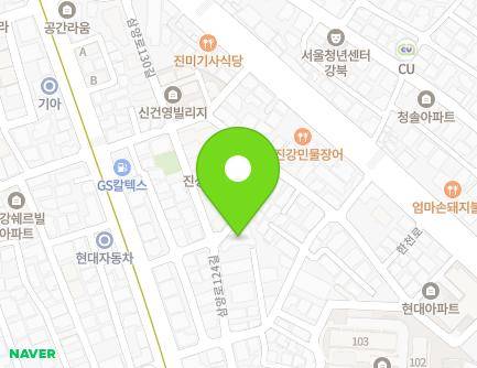 서울특별시 강북구 삼양로124길 7-14 (수유동, 현대아트빌라) 지도