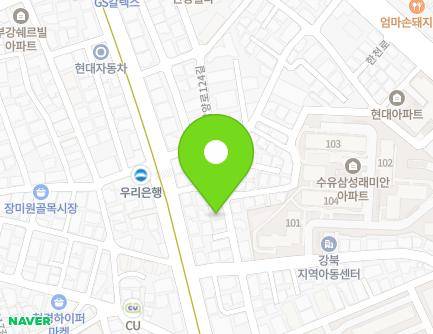 서울특별시 강북구 삼양로118길 7-23 (수유동, 장미빌라) 지도