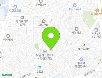 서울특별시 강북구 삼양로79길 39-30 (수유동, 삼성월드빌) 지도