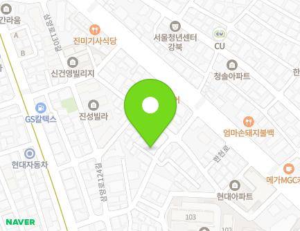 서울특별시 강북구 삼양로124길 29-2 (수유동, 부흥해피빌) 지도