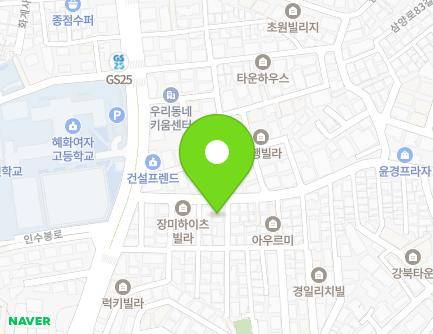 서울특별시 강북구 인수봉로32길 18-4 (수유동, 모닝힐) 지도