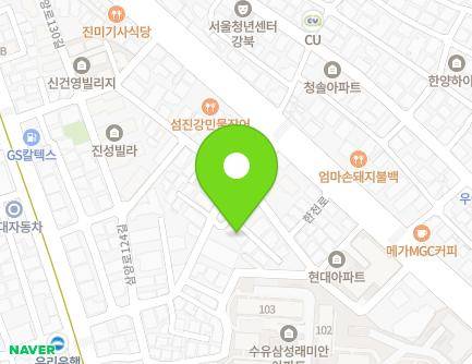 서울특별시 강북구 삼양로124길 32-8 (수유동, 동성하이츠빌라) 지도