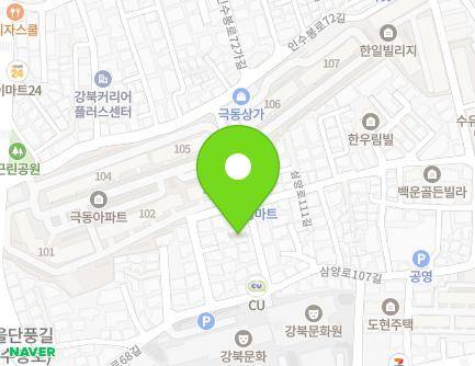 서울특별시 강북구 인수봉로68길 37-11 (수유동, 도전숙) 지도