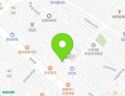 서울특별시 강북구 한천로148길 12-28 (수유동, 대원아트빌) 지도