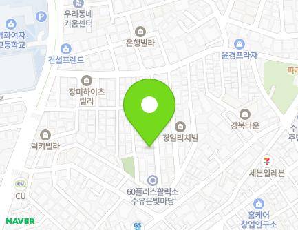 서울특별시 강북구 인수봉로30길 32-12 (수유동, 대주드림빌라) 지도