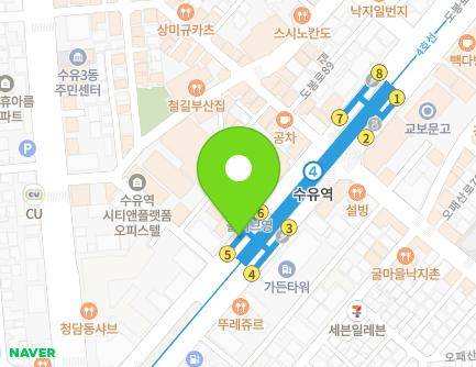 서울특별시 강북구 도봉로 327-1 (수유동, 구두수선대-20) 지도