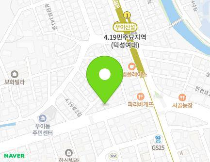 서울특별시 강북구 4.19로 8-1 (수유동, 강북구새마을회관) 지도