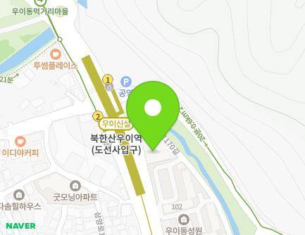 서울특별시 강북구 삼양로 670 (우이동, 두온리치밸리아파트) 지도