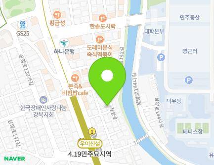 서울특별시 강북구 삼양로 526-9 (우이동) 지도