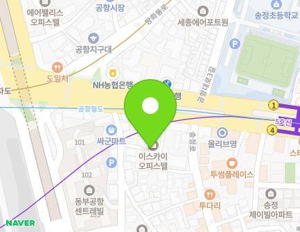 서울특별시 강서구 공항대로 18-1 (공항동, 이스카이오피스텔) 지도