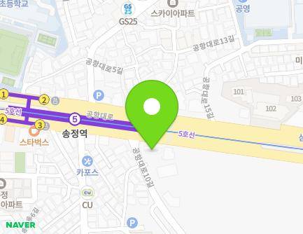 서울특별시 강서구 공항대로 54 (공항동, 현대빌딩) 지도
