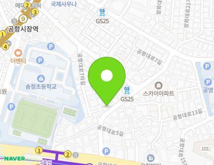 서울특별시 강서구 공항대로7길 19 (공항동, 해봉빌딩) 지도
