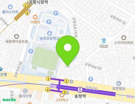 서울특별시 강서구 공항대로5길 11 (공항동, 한울뜨란채) 지도