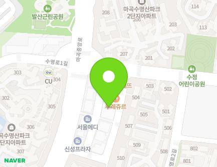 서울특별시 강서구 수명로 68-35 (내발산동, 웨스트엔드중정) 지도