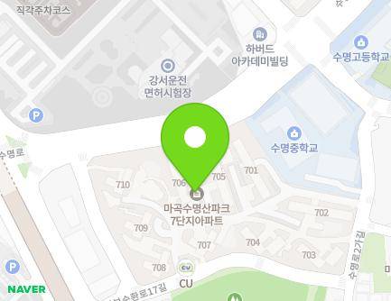 서울특별시 강서구 수명로2가길 22 (내발산동, 마곡수명산파크7단지아파트) 지도