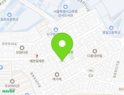 서울특별시 강서구 등촌로39다길 6-3 (등촌동, 가나아델리움) 지도