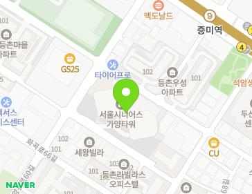 서울특별시 강서구 화곡로68길 102 (등촌동, 서울시니어스가양타워) 지도
