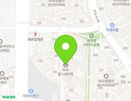 서울특별시 강서구 마곡중앙3로 74 (마곡동, 마곡힐스테이트) 지도