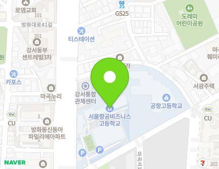 서울특별시 강서구 방화대로34길 13 (마곡동, 서울항공비즈니스고등학교) 지도