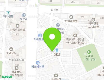 서울특별시 강서구 방화대로42길 15 (마곡동) 지도