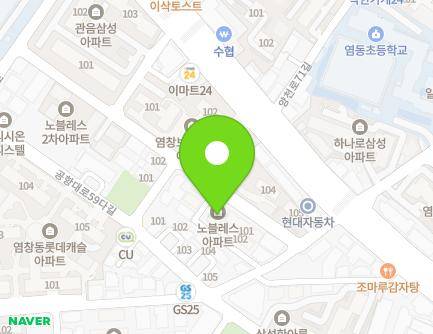 서울특별시 강서구 공항대로65가길 17 (염창동, 노블레스아파트) 지도