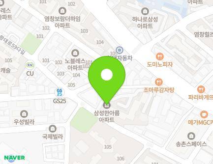 서울특별시 강서구 양천로 686-5 (염창동, 삼성한아름아파트) 지도