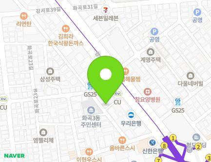 서울특별시 강서구 강서로33가길 18 (화곡동) 지도